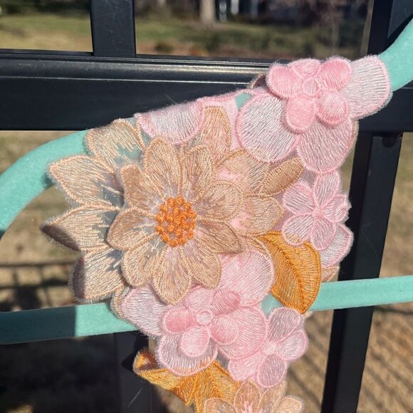 Anthropologie Floral Appliqué Dress NWT - Picture 12 of 12